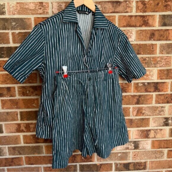 Marimekko Uniqlo  * Women's Shorts, Linen Blend, Pockets ,Green, High Waist - Picture 14 of 14